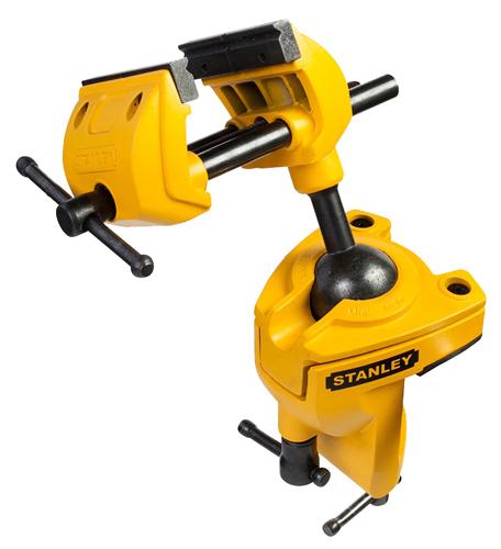 Étau d'établi sur rotule - STANLEY - 1-83-069 - 794451 - capacité de serrage 70 mm - poids 1,6 kg_0