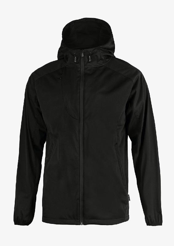 Veste softshell à capuche - Stretch, poches zippées - Fargo Homme - Noir - Nimbus_0