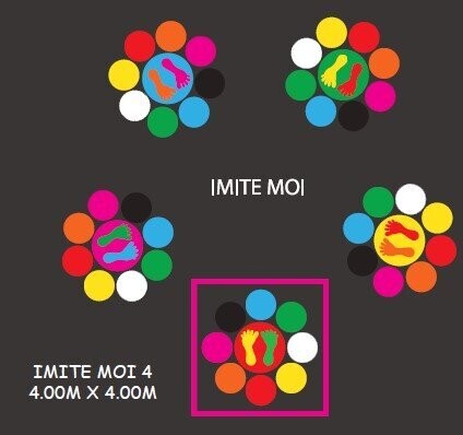 Jeux thermocollés - Imite moi  - Référence BTJT10_0