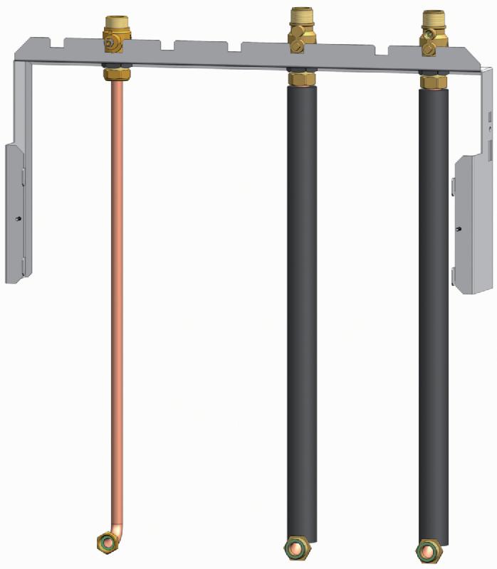 Kit de raccordement chauffage seul - pour chaudière Modulens AGC - colis JA34 - réf 100017817_0