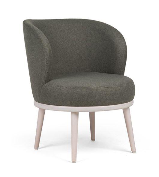Lounge intérieur - Fauteuil lounge avec pieds en bois - audrey mass_0