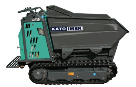 Mini-transporteur CARRY 110/110C - 1000 kg de charge utile pour gravats et terre_0
