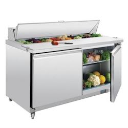 Comptoir de préparation 2 portes 527L Polar Série U - GAS-GD883_0