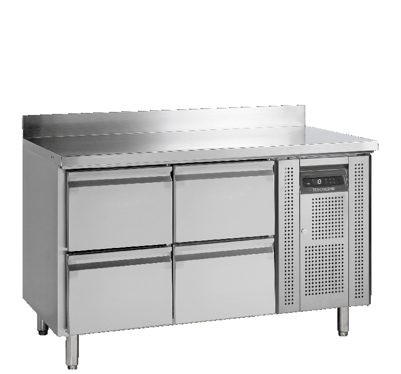Refroidisseur de comptoir GN1/1 TEFCOLD CK7240 - inox 304, froid ventilé et dégivrage automatique_0