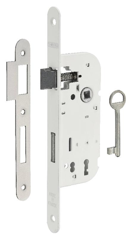 Serrure encastrable pour porte d'intérieur - Pêne dormant - Réversible - THIRARD - Réf : 00051192_0