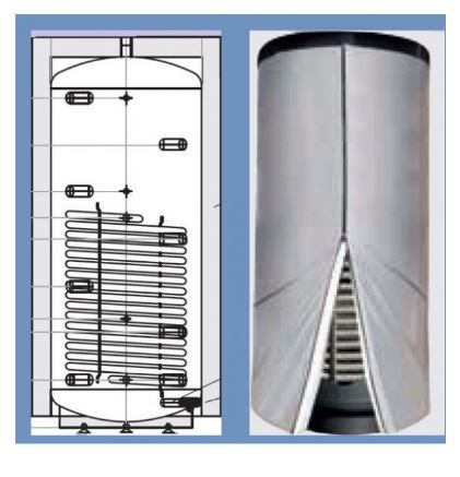 Ballon Tampon Isole avec 1 échangeur SGB 1500 Litres_0