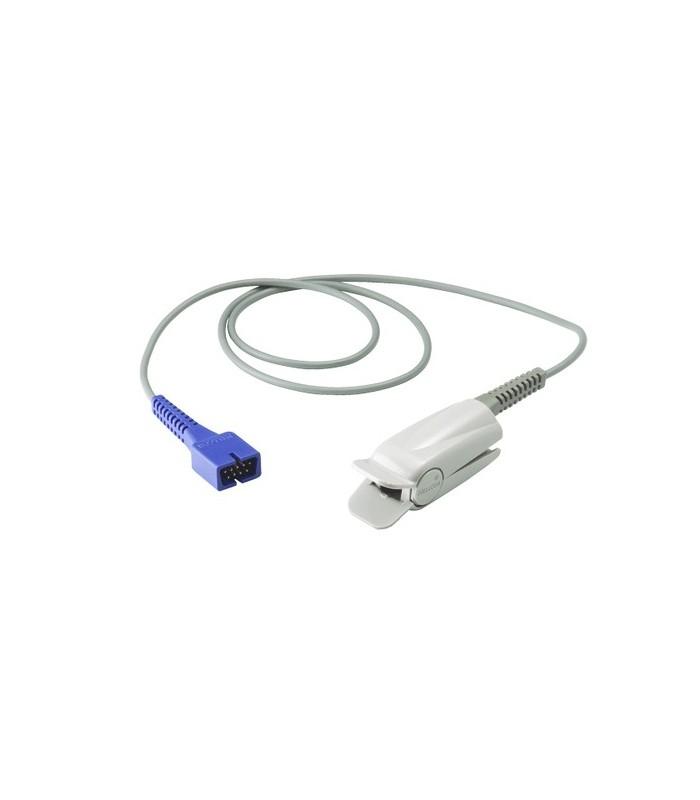 Capteur de doigt adulte réutilisable pour oxymètre N65 - câble 90 cm - marque Spengler_0