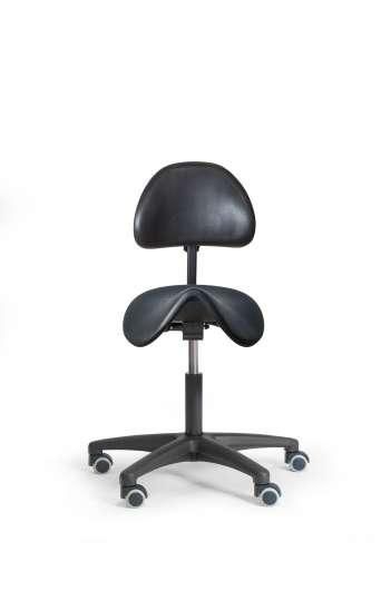 Chaise d'atelier en selle polyuréthane - mécanisme basculant - ref : SELLEDOSVMRS_0