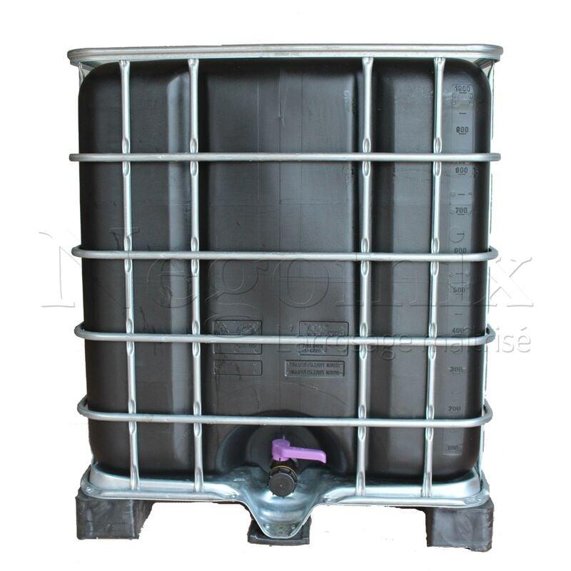 Réservoir d'eau de pluie 380 litres en PVC avec sortie pour tuyau d'arrosage,  tank à eau de pluie