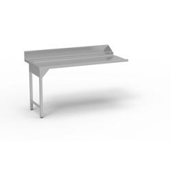 ERATOS Table Entree/Sortie Acrroche Gauche Aisi-304 18/10 - Sans Etagere - 1600X750X850 MES-160I - MES-160I_0