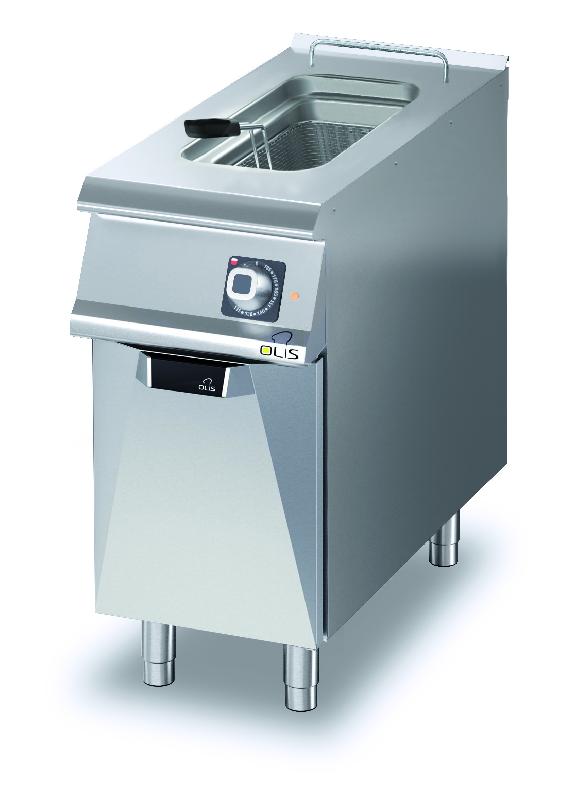Friteuse électrique 10 litres - Diamante 70 - Olis D721010FRE - acier inox AISI 18/10 avec résistance renforcée_0