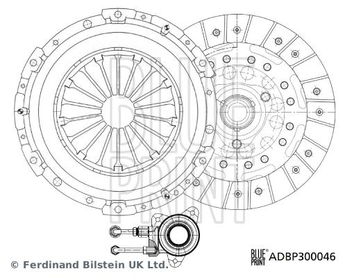 Kit d'embrayage Blue Print ADBP300046 - produit neuf et d'origine_0