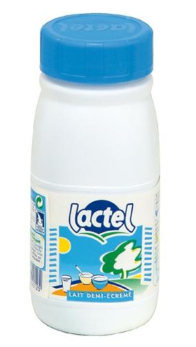 LAIT DEMI ECREME BOUTEILLE BRIDEL 1L