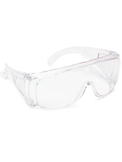 Lunettes visiteur - 100% polycarbonate, incolore, branches aérées - Evastar_0