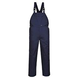 Portwest - Cotte à bretelles pour homme BURNLEY Bleu Marine Taille S - UPF 50+ - 5 poches pratiques_0