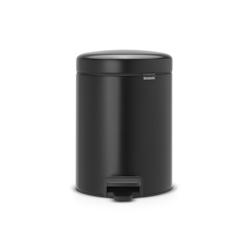 Poubelle lcon 5 L noir mat -   Métal Brabantia 27.2x20.5 cm - noir acier 55112928_0