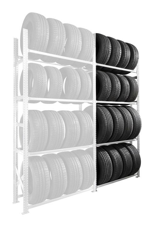 Rayonnage porte pneus kit suivant 4 niveaux p.400_0