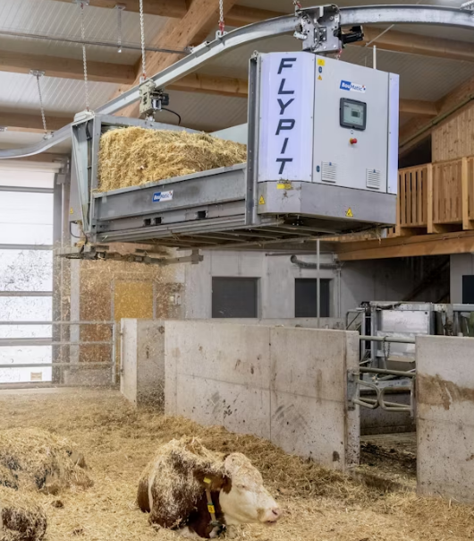 Robot de paillage - Flypit - pour épandage automatique de litière les écuries_0