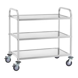 Royal Catering chariot de service en acier 150 kg - 3000176328981_0