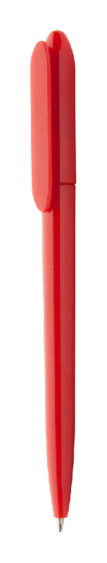 Stylo bille en plastique - encre bleue - couleur rouge - 7g_0