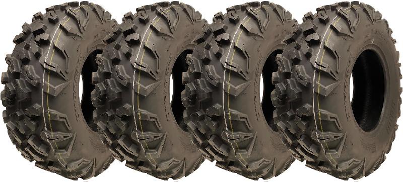 27x9.00-12 (225/80-12) 8ply ATV Tyres P0358 OBOR Cypress 71J Off Road (Set of 4)_0