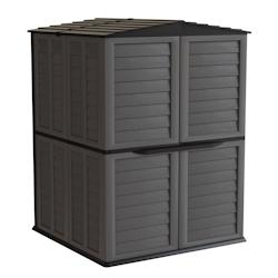 Art Plast Abri de Jardin Extérieur 5500L Gris - Coffre de Jardin Polypropylène 151x208x200 - Rangement Outils, Vélos, Mobiliers ARTPLAST - gris 801_0