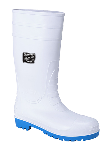 Bottes de sécurité Wellington S5 blanches FW95, taille 46 - normes ASTM F2413-11, AS/NZS 2210.3:2009, EN ISO 20345:2011, EN 13832-2:2006_0