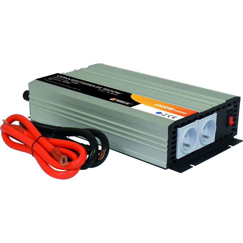 SODELEC - CONVERTISSEUR COURANT 12 EN 230 VOLTS 1500W CONTINU/ALTERNATIF -S05102