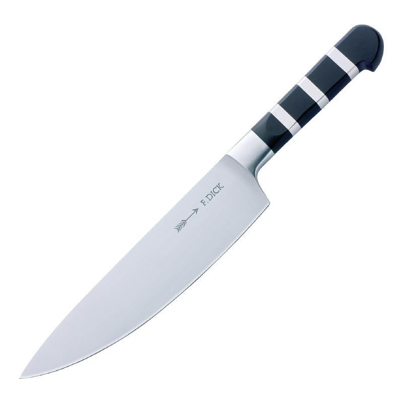Couteau de cuisinier 215mm - Gamme 1905 - Dick - Manche à anneaux en acier et lame en inox de haute qualité_0