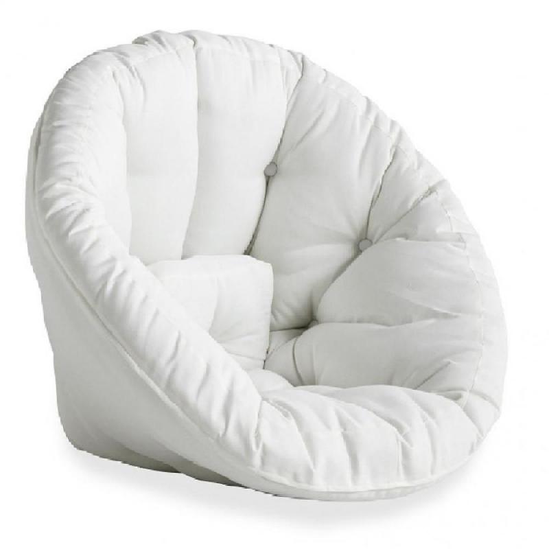 FAUTEUIL CONVERTIBLE NIDO OUT COULEUR BLANC_0