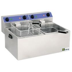 Friteuse de table électrique sans vidange - 2 x 8 litres - 6,5 w - 230 Volts - FESF88M_0