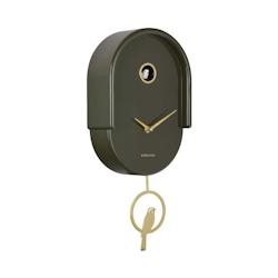 Horloge murale en ABS Tweet vert Karlsson - vert 8714302770524_0