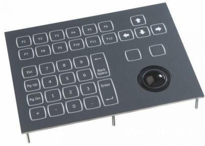 KSTC36F1USB - Clavier trackball compact à encastrer 36 touches - IP65 - USB_0
