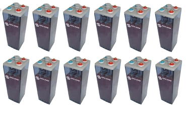 Lot de 12 batteries opzs 2v / 1830 ah f.Tech_0