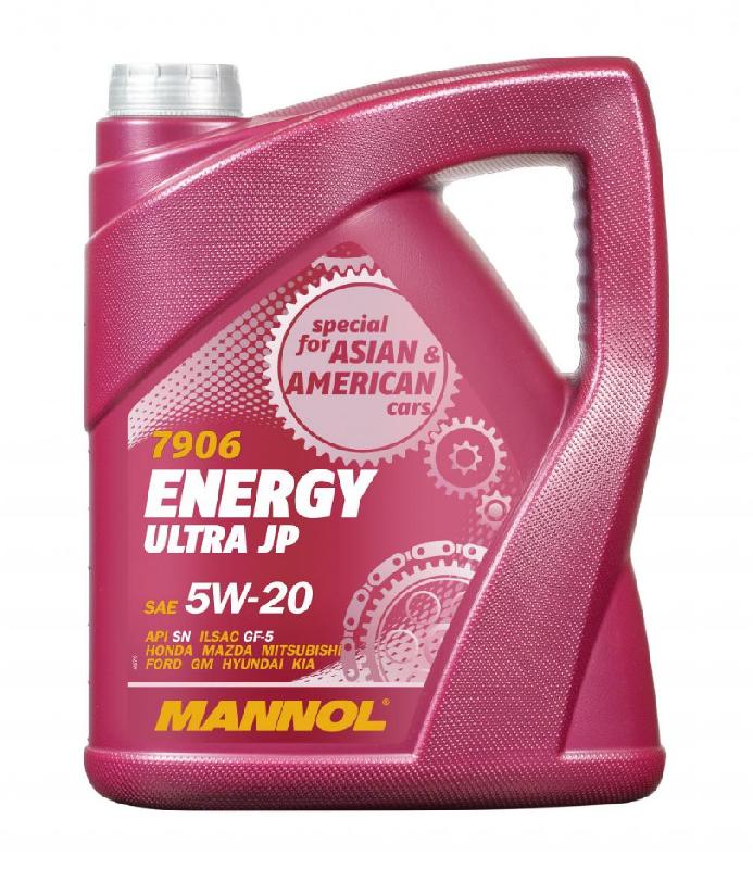 MANNOL - Huile moteur synthétique ENERGY ULTRA JP 5W-20 - 5L - MN7906-5_0
