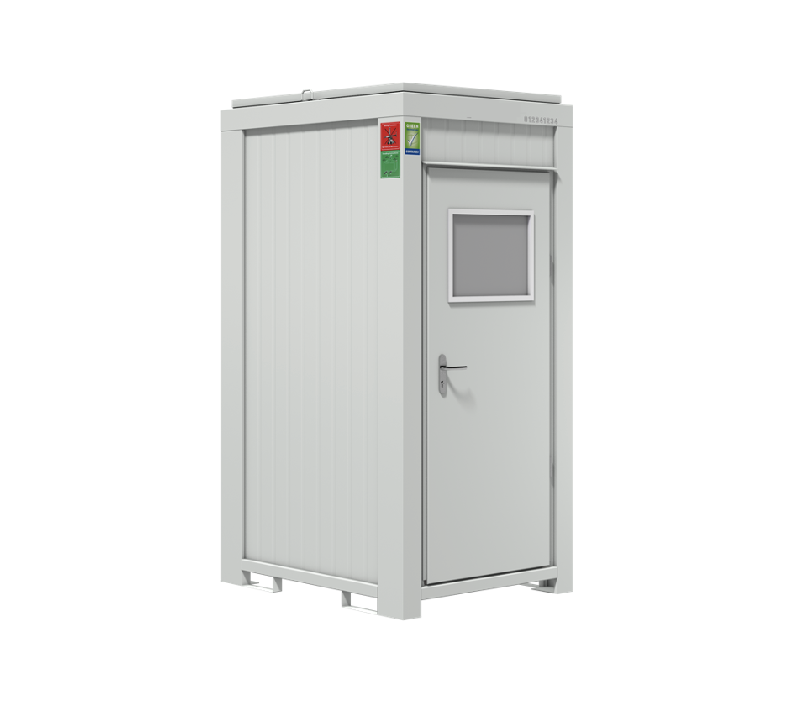 Module sanitaire : Wc et douche au choix SANIBOX5 1 WC Gris RAL 7035_0