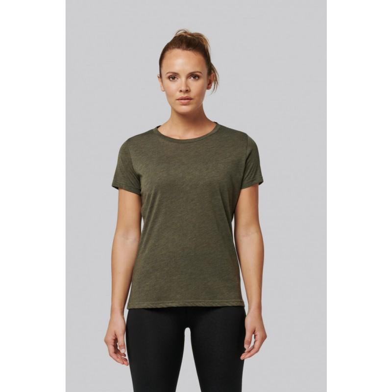 PA4021 - T-shirt triblend sport femme - polyester, coton et viscose, traitement anti-boulochage_0