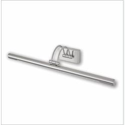 Papuq Applique murale LED 8W, lumière chaude 3000K, nickel mat, traditionnelle et élégante, totalement articulée pour tableaux et miroirs. - 84366_0