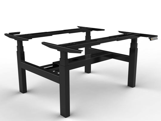 Piètement motorisé DUODESK - pour open space ou bureaux partagés - hauteur réglable 65 à 130 cm - 4 moteurs_0