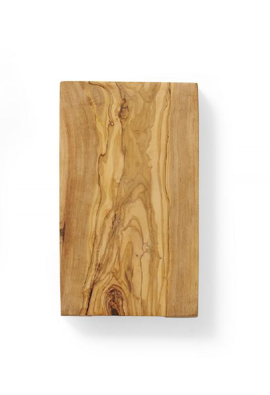 Planche à découper rectangle en bois d'olivier 250x150x18 mm - Référence 505168_0