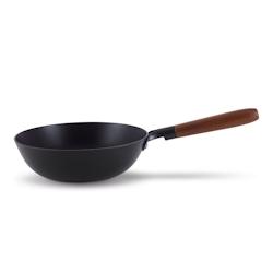 Poêle Wok Mandala 28 cm -  Noir Rond Métal Beka - noir 3458160004241_0