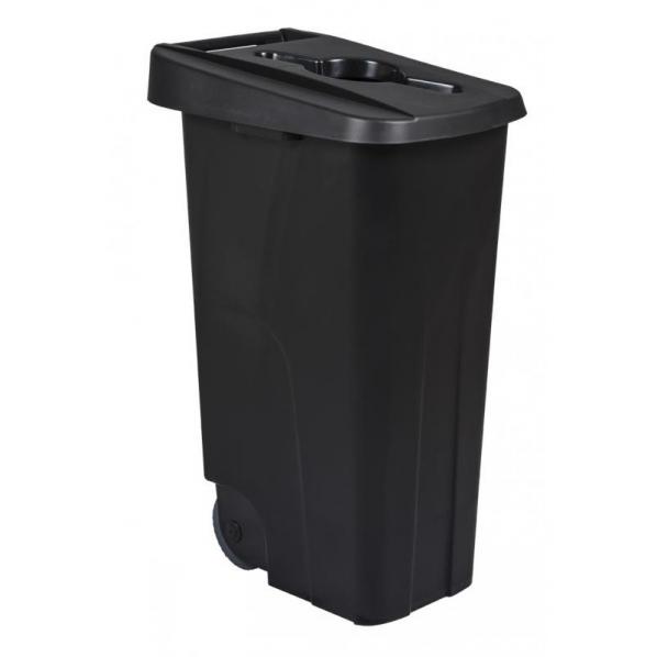 Poubelle de tri mobile 110 litres - Déchets divers - 5 coloris - Marque Rolléco_0