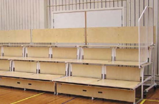 Tribune relevable mobile pour tous les types de salles sportives et culturelles_0