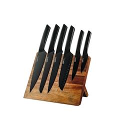 Bjorn Bloc couteaux de cuisine JENSEN VANTAA - 7 pièces - noir 3701488307472_0