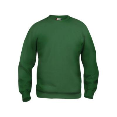 CLIQUE Sweat basic col rd Vert Bouteille 3XL_0