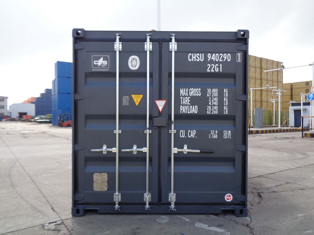 Container maritime 20 pieds Double Door parfait pour le chargement et le déchargement des marchandises en FIFO_0