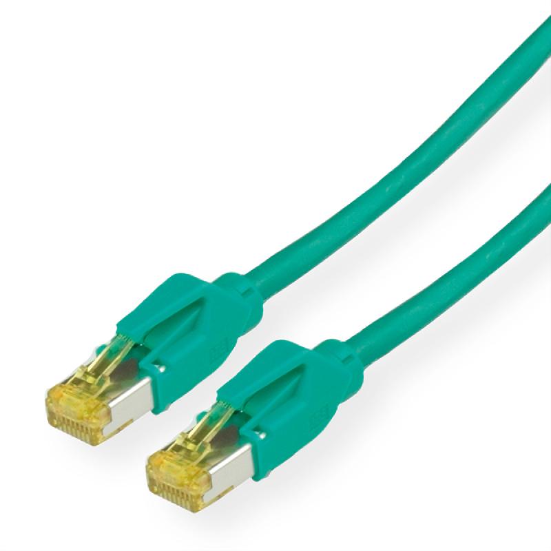 Cordon KERPEN Cat.6A (Classe EA) S/F, MegaLine F6-90, HiRose TM31, LS0H, vert, 1 m_0