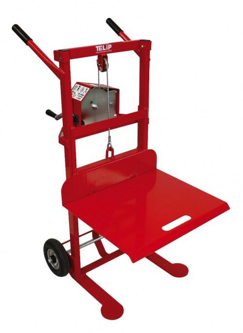 Diable lève charge DLC250 - Capacité 250 kg - Hauteur de levage jusqu'à 700 mm - Roues pleines/gonflables_0