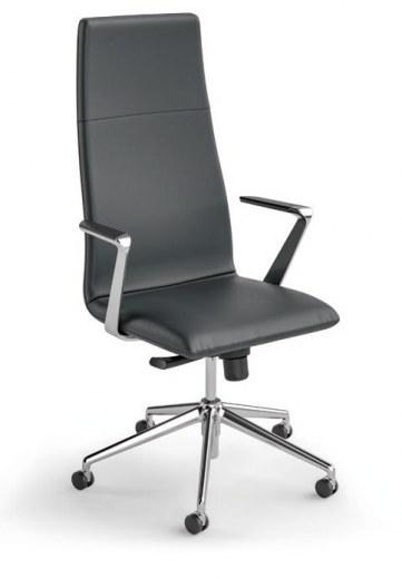 Fauteuil de Direction Haut Dossier EXECUTIVE Similicuir Noir - Référence 9001 FD C_0