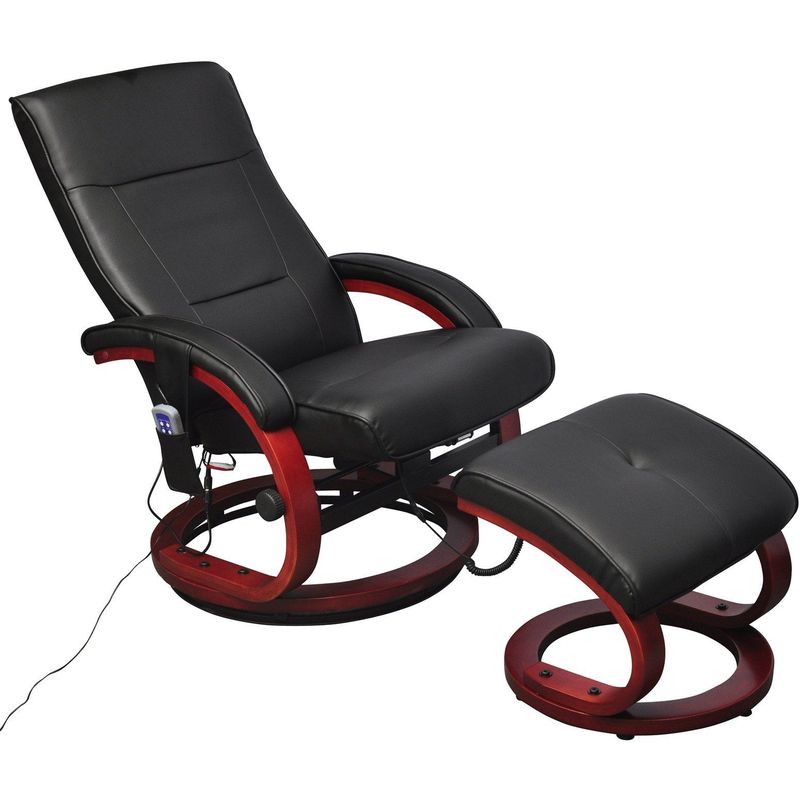 FAUTEUIL DE MASSAGE CONFORT RELAXANT MASSAGE MASSANT DÉTENTE NOIR AVEC REPOSE PIED NOIR HELLOSHOP26 FAUTEUIL DE MASSAGE CONFORT RELAXANT MASSAGE MASSANT DÉTENTE NOIR AVEC REPOSE PIED NOIR HELLOSHOP26